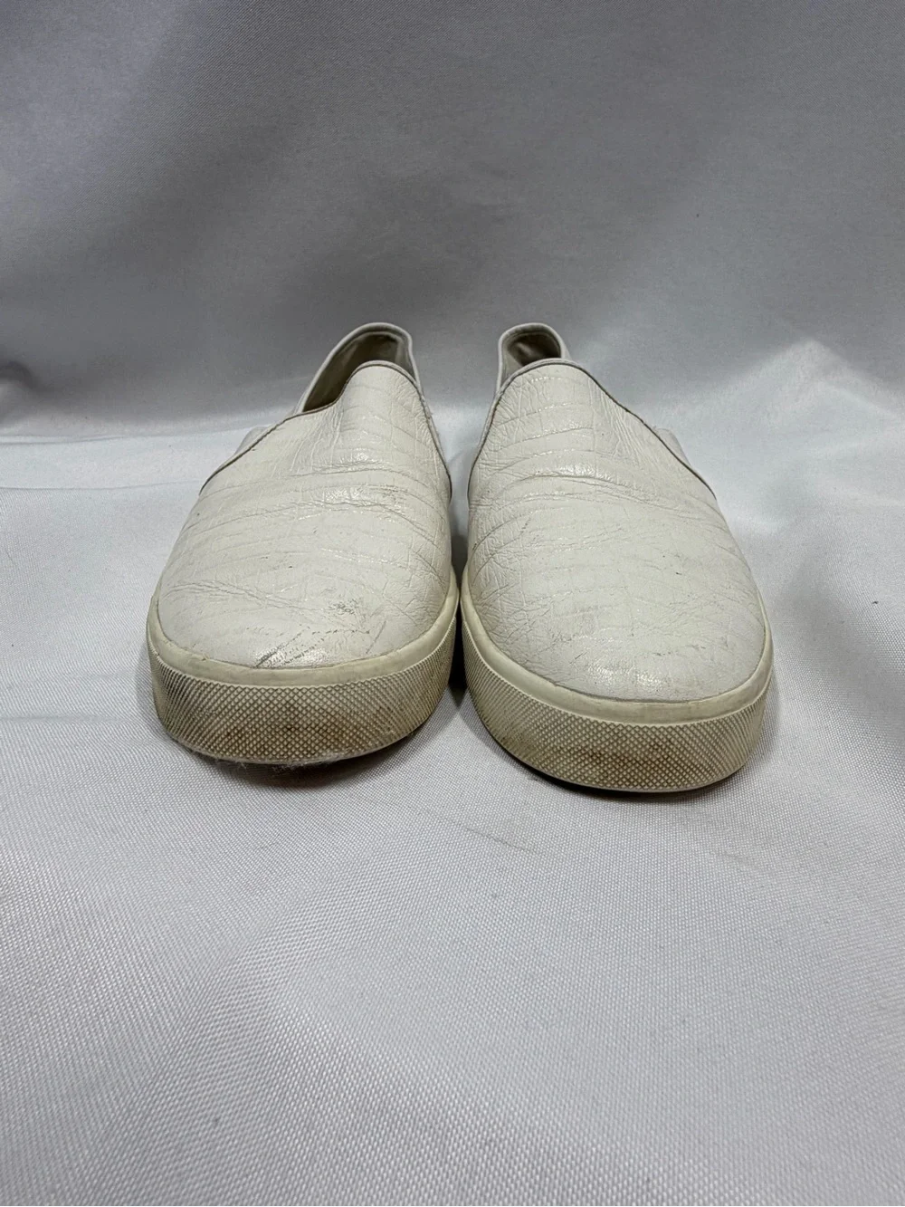 Vince | Genuine Leather Blair Sneakers Slip On White Upper Women's Size 9M